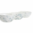 Appetizer Set DKD Home Decor White Navy Blue Porcelain Acacia Plastic Oriental 4 Pieces 30 x 9,5 x 1,3 cm image2