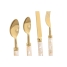 Cutlery Home ESPRIT White Golden Stainless steel Mother of pearl 4,5 X 2 X 21 CM 16 Pieces image4