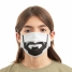 Hygienic Reusable Fabric Mask Beard Luanvi Size M Pack of 3 units image5