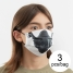 Hygienic Reusable Fabric Mask Gas Luanvi Size M Pack of 3 units image1