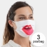 Hygienic Reusable Fabric Mask Tongue Luanvi Size M Pack of 3 units image1