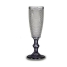 Champagne glass Vivalto Transparent Anthracite Glass 185 ml image1