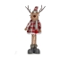 Decorative Figure Krist+ Red Grey Deer Scarf 17 x 78 x 24 cm image1