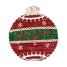Christmas Bauble Krist+ White Red Silver polypropylene PET Plastic LED Light image1