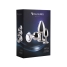 Anal plug S Pleasures Silver 3 Pieces image1