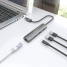 USB Hub Aisens ASUC-4P035-GR Grey image1