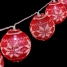 Wreath of LED Balls Krist+ White Red 2 m Ø 6 cm image1