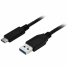 USB A to USB C Cable Startech USB315AC1M           Black image1