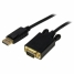 DisplayPort to VGA adapter Startech DP2VGAMM6B           (1,8 m) Black 1.8 m image1