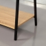 Coat rack with shelf Aktive Black Steel (Refurbished A) image2