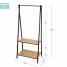 Coat rack with shelf Aktive Black Steel (Refurbished A) image4
