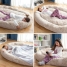 Anti-stress Human Pet Bed Cloft InnovaGoods XXL Beige image2