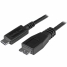 USB Cable to Micro USB Startech USB31CUB1M           USB C Micro USB B Black image1