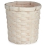 Planter Gift Decor White PVC Bamboo 17 x 15 x 17 cm Circular image1