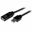 USB Cable Startech USB2AAEXT25M Black image1
