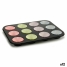 Muffin Tray Kinvara Blue Black Red Green Purple Multicolour 7 x 7 x 3 cm 35 x 3 x 26,5 cm Baking tray (12 Units) image1