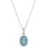 Ladies' Necklace Amen CLANSMBPE Blue Silver image1
