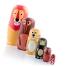 Matryoshka Wooden Animal Figures Funimals InnovaGoods 11 Pieces image5