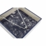 Napkin holder DKD Home Decor Metal White Navy Blue MDF Wood (2 pcs) image3