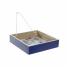 Napkin holder DKD Home Decor Metal White Navy Blue MDF Wood (2 pcs) image2