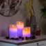 Multicolour Flame-Effect LED Candles with Remote Control Lendles InnovaGoods 3 Units image1