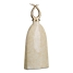 Vase 24 x 13 x 64 cm Crystal Golden Metal White image1