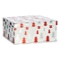 Gift Box Krist+ White Red Silver Christmas Christmas Tree 28,5 x 17 x 37,5 cm image1