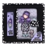 Stationery Set Gorjuss Smitten kitten Purple Black White image1