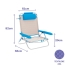 Folding Chair Marbueno Blue Beige 61 x 82 x 68 cm image2