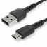 USB A to USB C Cable Startech RUSB2AC1MB           Black image1
