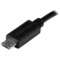 Cable Micro USB Startech UUUSBOTG8IN          Black image1
