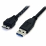 USB Cable to Micro USB Startech USB3AUB50CMB         Black image1