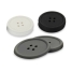 Coasters Kinvara White Black Grey Silicone Plastic Button 9 x 2 x 9 cm 8,8 x 8,8 x 0,05 cm 8 x 0,05 x 8 cm 9 x 1,8 x 9 cm Set (2 image2