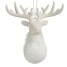 Christmas bauble Krist+ White Plastic Glitter Reindeer 14 x 15,5 x 7 cm (24 Units) image2