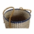 Basket set DKD Home Decor Orange Green Seagrass (35 x 22 x 46 cm) (2 pcs) image2