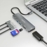 USB Hub Aisens ASUC-6P016-GR Grey Multicolour image1