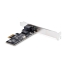 USB Cable Startech PR12GI-NETWORK-CARD Black image3