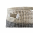 Basket set DKD Home Decor Grey Natural Seagrass (3 Pieces) image2