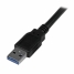 USB A to USB B Cable Startech USB3SAB3MBK 3 m Black image2