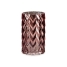 Vase Gift Decor Pink Crystal Ear (of wheat) Engraving 11,3 x 19,5 x 11,3 cm (6 Units) image3