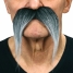 Moustache My Other Me Grey One size image1