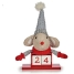 Christmas bauble Krist+ White Red Grey Cream Mouse 20 x 11 x 20 cm Calendar (8 Units) image2