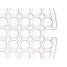 Non-slip Mat Kinvara Transparent Plastic 29 x 0,1 x 29 cm Sink (12 Units) image2