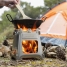 Collapsible Steel Camping Stove Flamet InnovaGoods image1