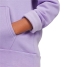 Hooded Sweatshirt for Girls Under Armour Rival Flc Shimmer Hdy Lavendar image3