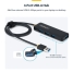 USB Hub Startech H5A4A-USB-HUB-2 Black image6