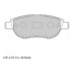 Brake pads Black Diamond PP590 Ventilated Frontal image2
