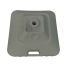 Marbueno Square Umbrella Base Plastic 45x45x27 cm 30L White Garden Pool Terrace 10498 image1