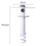 Marbueno Suction Parasol Spike Steel White 35.5x15x6 cm Beach and Garden 10506 image2