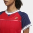 Women’s Short Sleeve T-Shirt Nike Tennis Blue Red image3